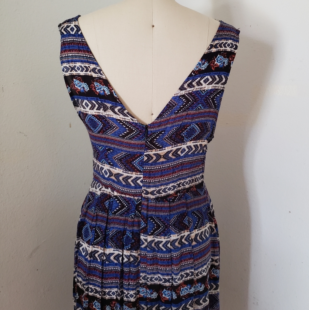 🍓3/$15 Nordstrom Lush Blue Boho Dress - Picture 4 of 5